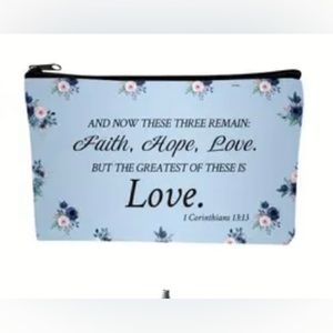 Inspirational Christian Zipper Pouch